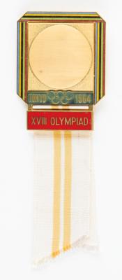 Lot #4220 Tokyo 1964 Summer Olympics Special Delegation Badge - Image 1