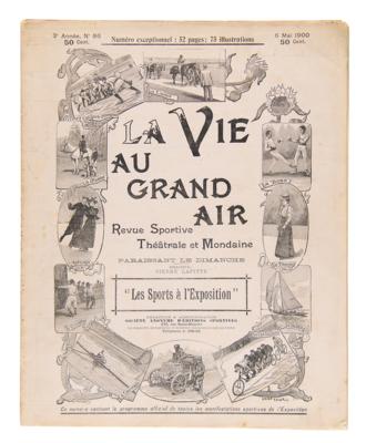 Lot #4256 Paris 1900 Olympics La Vie au Grand Air Magazine - Image 1