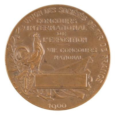 Lot #4165 Paris 1900 Olympics Shooting Diploma and Medal - Image 4