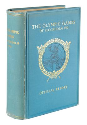 Lot #4264 Stockholm 1912 Olympics Official Report