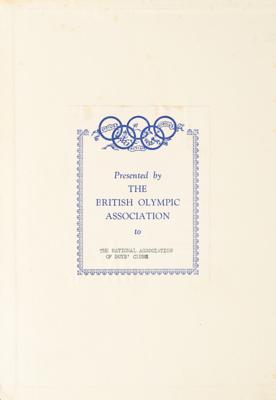 Lot #4313 London 1948 Summer Olympics Official Report - Image 2