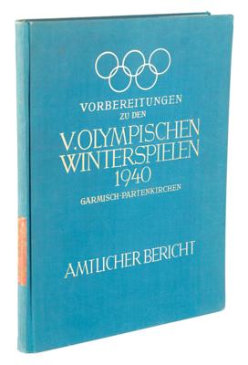 Lot #4310 Garmisch 1940 Winter Olympics Official Report [Canceled Games] - Image 1