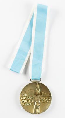 Lot #4081 Lake Placid 1980 Winter Olympics Gold Winner's Medal for Pairs Figure Skating - Image 1