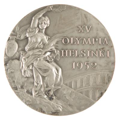 Lot #4063 Helsinki 1952 Summer Olympics Silver Winner's Medal - Image 1