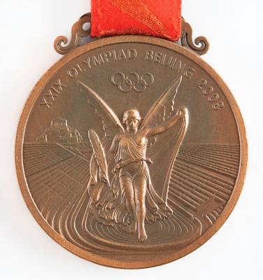 Lot #4097 Beijing 2008 Summer Olympics Bronze Winner's Medal for Men's Decathlon - Image 3