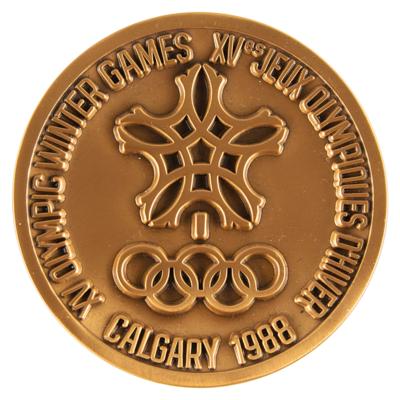 Lot #4148 Calgary 1988 Winter Olympics Collection of (24) Participation and Commemorative Medals - Image 3