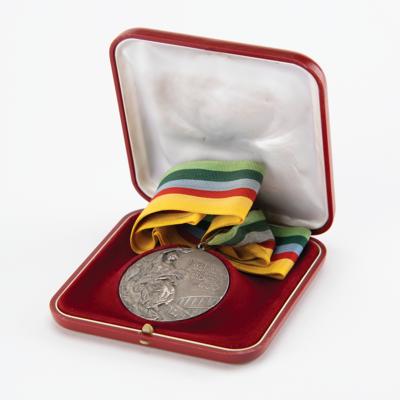 Lot #4082 Moscow 1980 Summer Olympics Silver Winner's Medal - Image 8