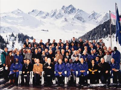 Lot #4389 Courchevel 1992 IOC Session Group Photograph - Image 2