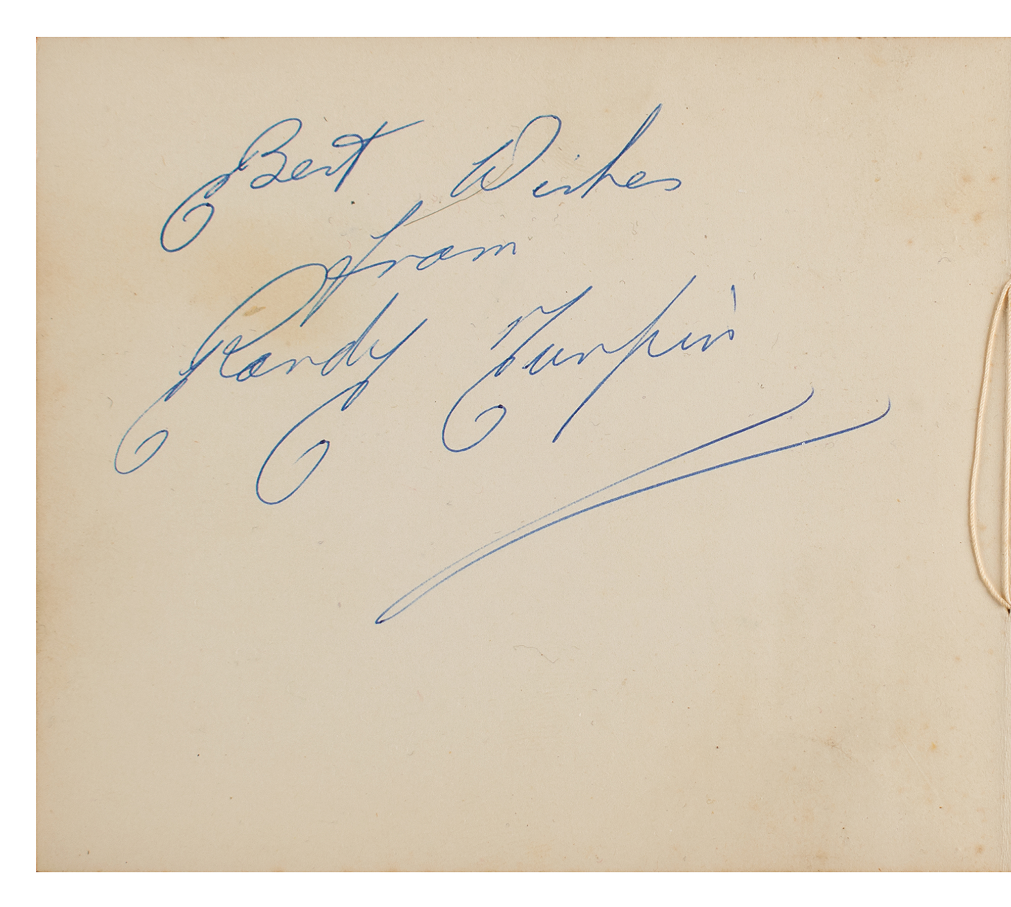 Randy Turpin (2) Signatures | RR Auction