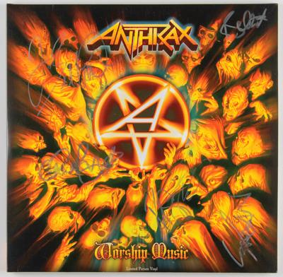 Lot #494 Anthrax Signed Album