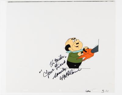 Lot #376 Cosmo Spaceley production cel from The Jetsons signed by Mel Blanc - Image 1