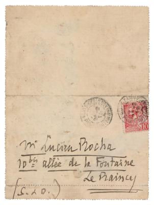 Lot #474 Jules Massenet Autograph Letter Signed - Image 2