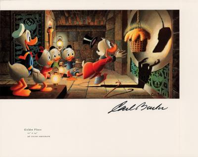 Lot #373 Carl Barks Signed Brochure - Image 1