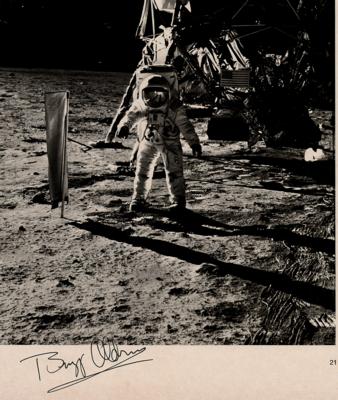Lot #296 Buzz Aldrin Signed Photograph