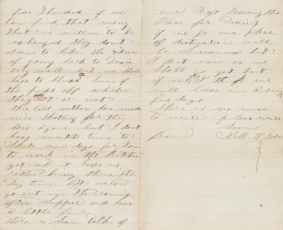 Lot #243 Civil War: Camp Douglas Prisoner Exchange Letter - Image 2