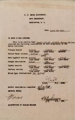 Lot #233 Douglas MacArthur Signed AAF Intelligence Authorization - Image 5