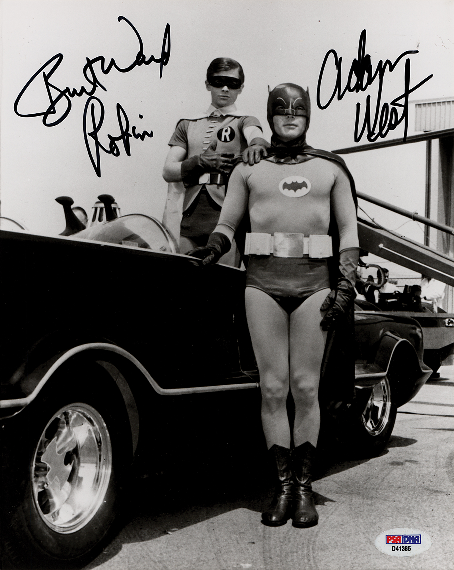 batman and robin batmobile adam west