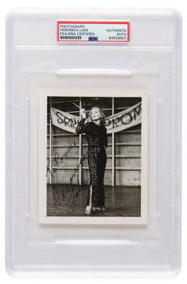 Lot #645 Veronica Lake Signed Photograph - Image 1