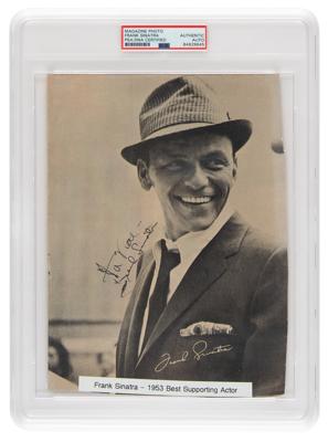 Lot #572 Frank Sinatra Signed Photograph - Image 1