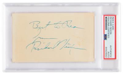 Lot #71 Richard Nixon Signature