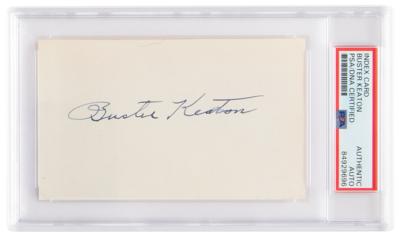 Lot #643 Buster Keaton Signature - Image 1