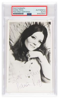 Lot #686 Diana Rigg Signed Photograph - Image 1