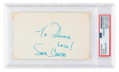 Lot #504 Sam Cooke Signature