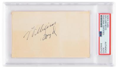 Lot #593 William 'Hoppy' Boyd Signature - Image 1