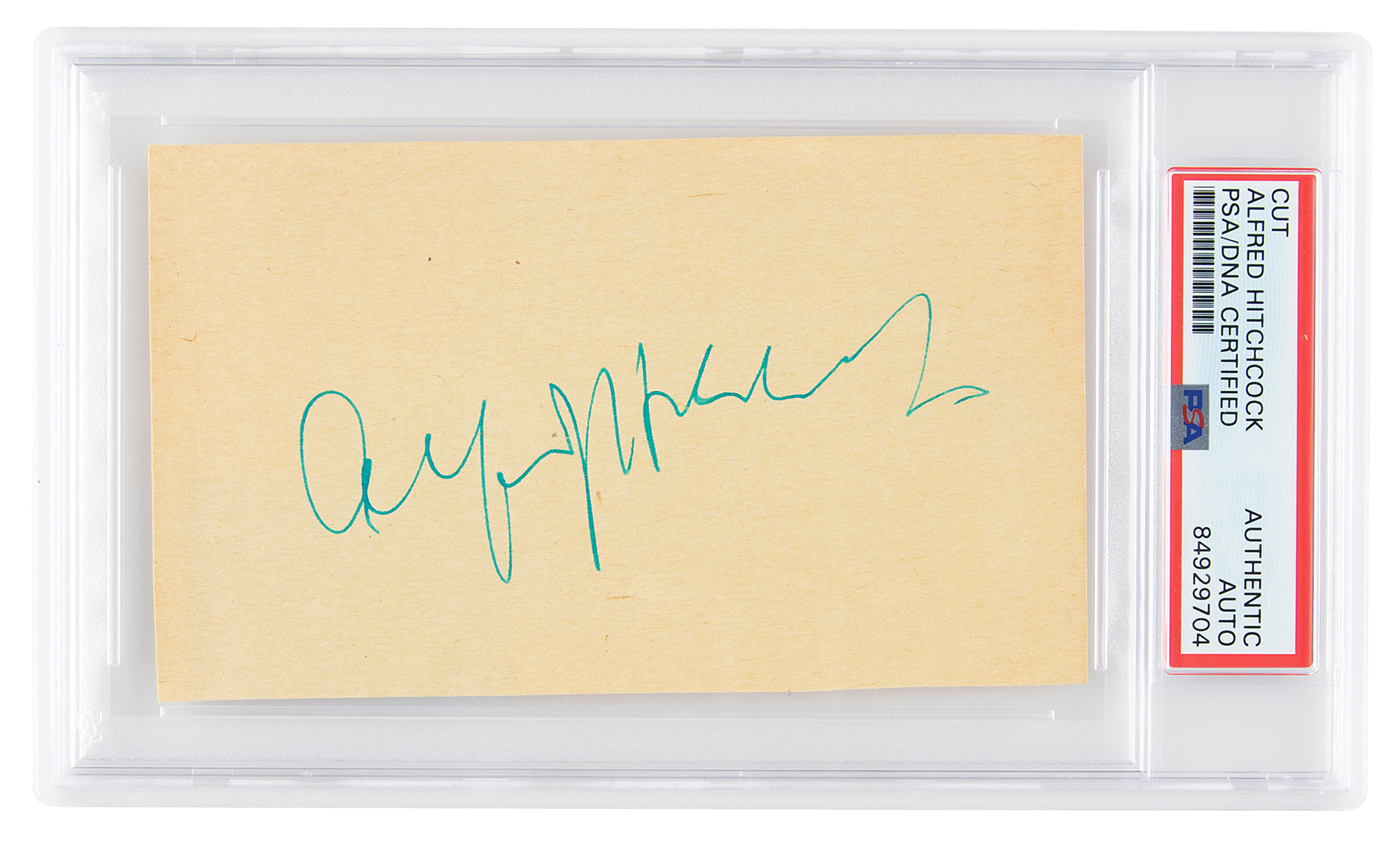 Alfred Hitchcock Signature | RR Auction