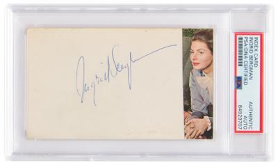 Lot #590 Ingrid Bergman Signature - Image 1