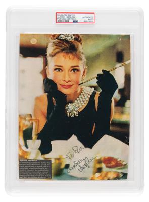 Lot #546 Audrey Hepburn Signed Photograph