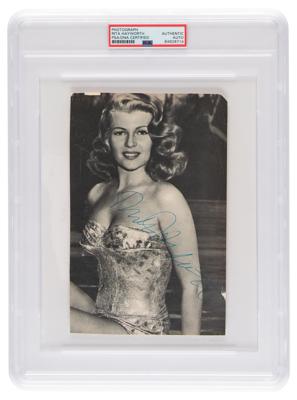 Lot #628 Rita Hayworth Signed Photograph - Image 1