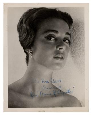 Lot #584 Anna Maria Alberghetti Signed Photograph - Image 1