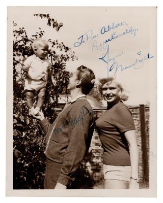 Lot #660 Jayne Mansfield and Mickey Hargitay Signed Photograph - Image 1