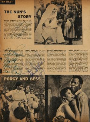 Lot #530 Actors and Actresses (185+) Signed Book with Hepburn, Clift, Garland, and More - Image 2