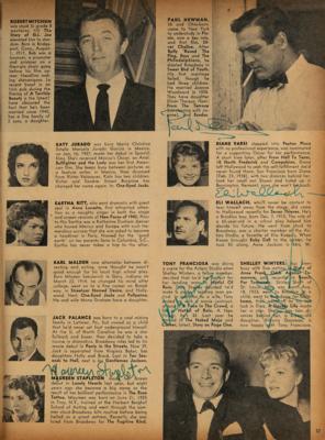 Lot #530 Actors and Actresses (185+) Signed Book with Hepburn, Clift, Garland, and More - Image 5