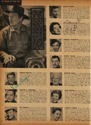 Lot #530 Actors and Actresses (185+) Signed Book with Hepburn, Clift, Garland, and More - Image 7