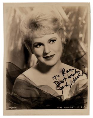 Lot #635 Judy Holliday Signed Photograph - Image 1