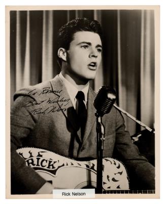 Lot #516 Rick Nelson Signed Photograph