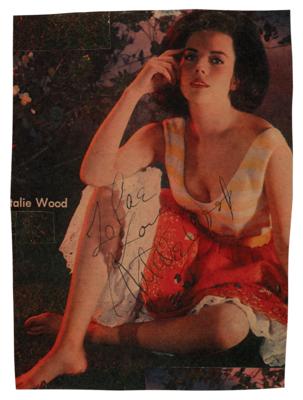 Lot #715 Natalie Wood Signed Photograph - Image 1