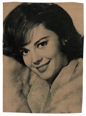 Lot #717 Natalie Wood Signed Photograph - Image 1