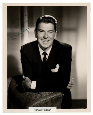 Lot #36 Ronald Reagan Signed Photograph