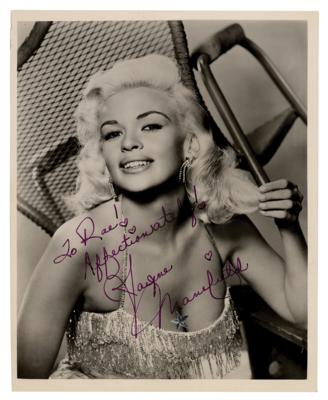 Lot #560 Jayne Mansfield Signed Photograph - Image 1