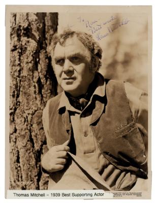 Lot #561 Thomas Mitchell Signed Photograph - Image 1