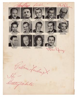 Lot #582 Actors and Actresses Multi-Signed (50+) Program Pages - Image 2