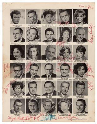 Lot #582 Actors and Actresses Multi-Signed (50+) Program Pages - Image 3