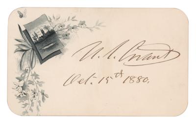 Lot #14 U. S. Grant Signature (1880)