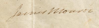Lot #69 James Monroe Document Signed as President - Image 2