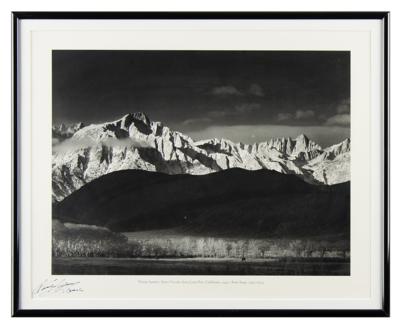 Lot #345 Ansel Adams Signed Print - Image 2