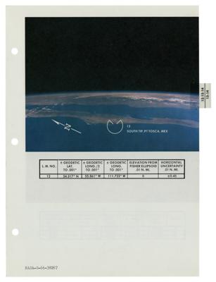 Lot #288 Apollo 9 Flown Photo Map Checklist Page - Image 2